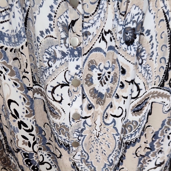 Chic Paisley Sleeveless Dress - Picture 6 of 7